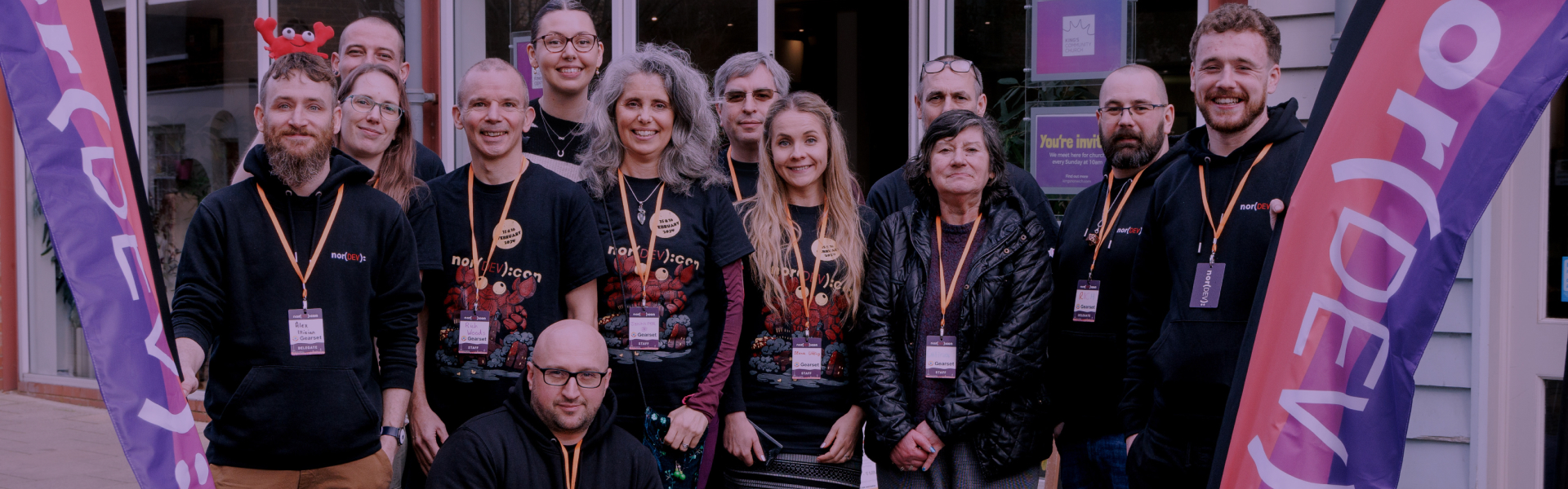 The volunteer team at nor(DEV):con